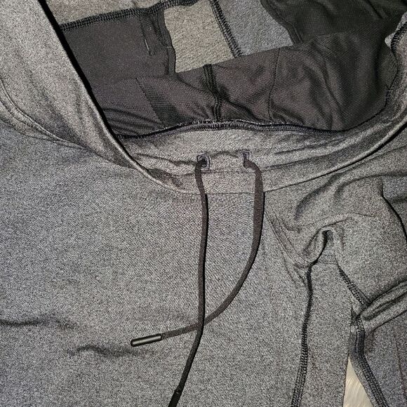 Lululemon Discipline Pull On Track Gray Straight Leg Zip Pockets Drawstring XL - Picture 8 of 14